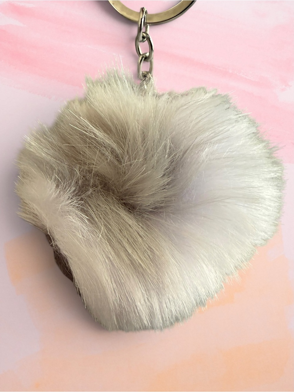 SHOW PRICE- Pick 1 Plush Keychain - Hello Kitty, Owl, Avocado or Fur Pom - Picture 5 of 6